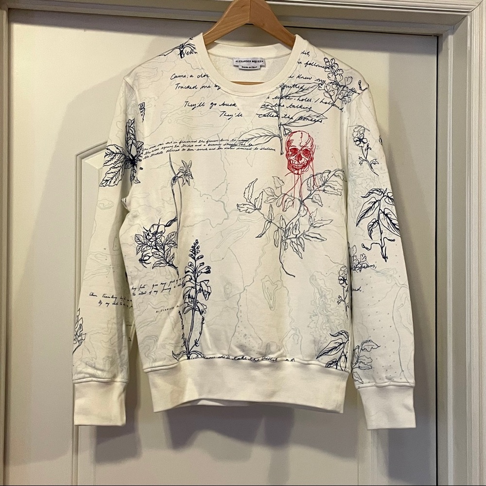 ALEXANDER McQUEEN “Letters From India” Sweatshirt